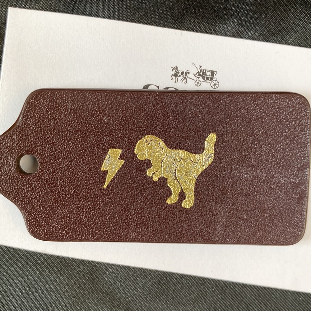 Coach rexy embossed hangtag - Picture 4 of 4